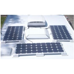 Båt- och husbilsmontage stor solpanel -Komplett kit